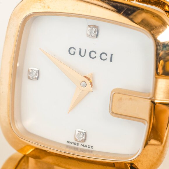 Gucci 125.5 G Gold-Tone Bracelet Watch - Picture 3 of 7